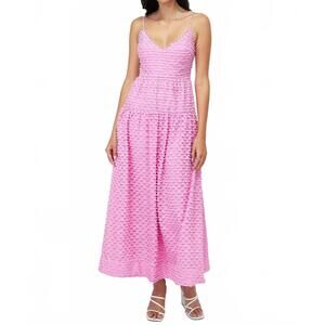 NEW LOST + WANDER spaghetti strap maxi dress in pink
